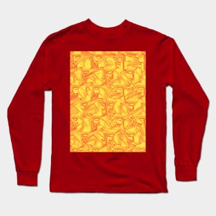 Fiery Chaos within the Heart (MD23Val018) Long Sleeve T-Shirt